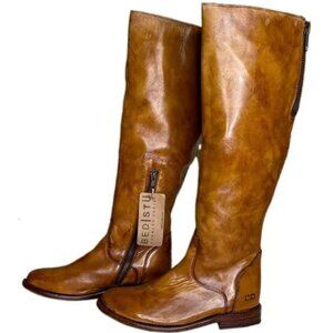 New BED STU Tess Distressed Leather Boots Size 8